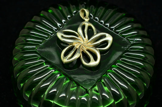 925 Sterling silver flower pendant charm