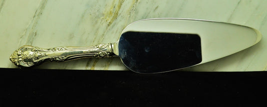 925 Sterling Silver Handle Gorham King Edward Wide Blade Pie Server 9.75"