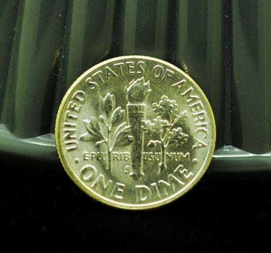 1955-S Roosevelt Silver Dime Uncirculated