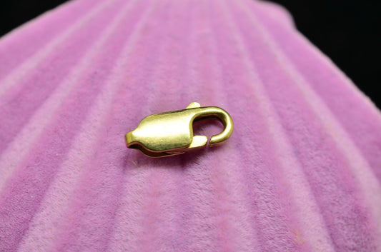 14K Yellow Gold Lobster Claw Clasp 11.8mm x 4.2mm 0.7g