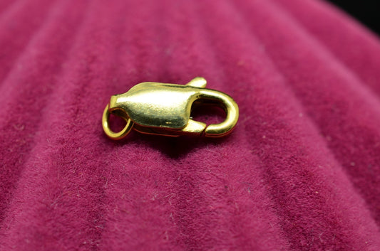 14K Yellow Gold Lobster Claw Clasp 10mm x 3.7mm 0.5g