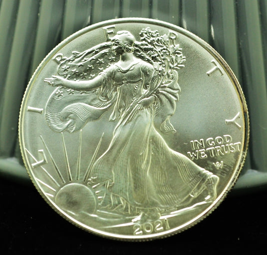 2021 American Eagle Silver Dollar Type 2 BU