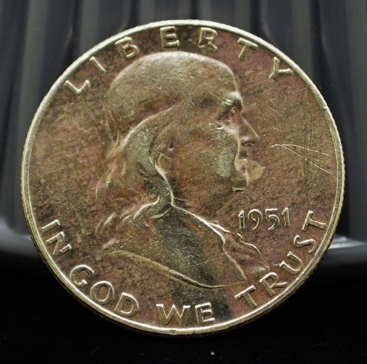 1951 Franklin Silver Half Dollar