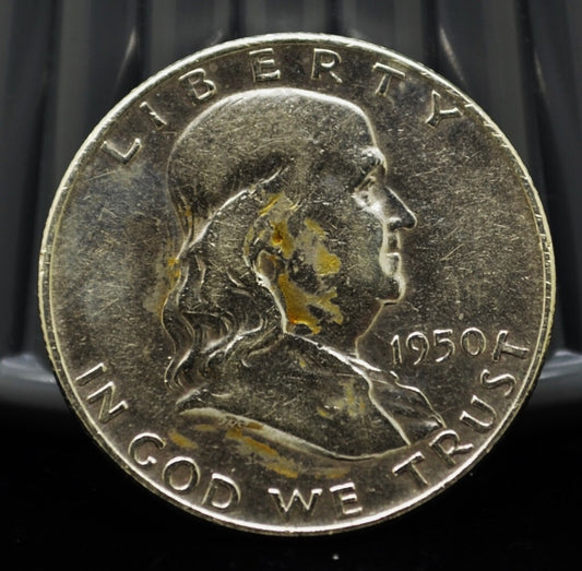 1950-D Franklin Silver Half Dollar