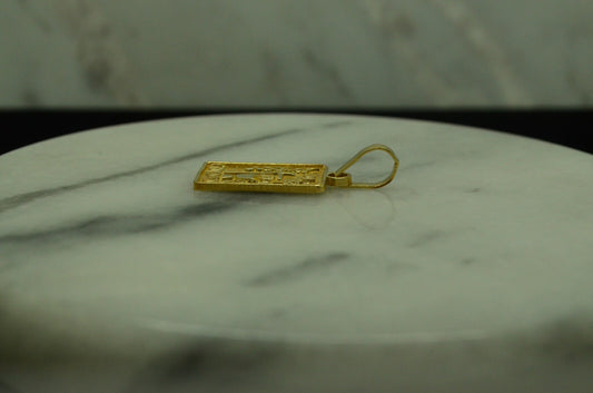 14K Yellow Gold Mi Primera Cominion pendant charm Spanish My First Communion