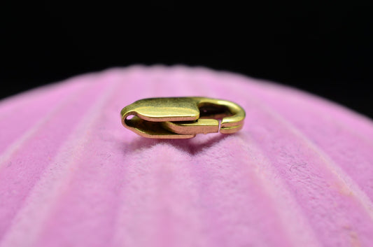 14K Yellow Gold Lobster Claw Clasp 11.7mm x 4.4mm 0.7g