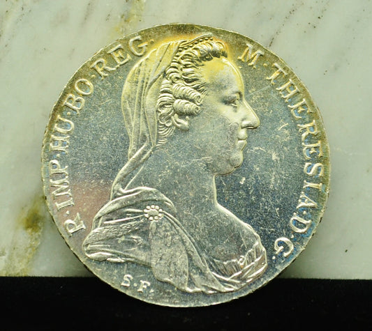 1780 Austria Maria Theresa Silver One Thaler Restrike KM#T1
