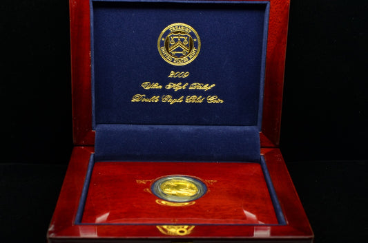 2009 $20 Gold Ultra High Relief BU Gold Foil Label Box COA Booklet