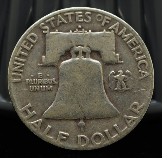 1952-D Franklin Silver Half Dollar