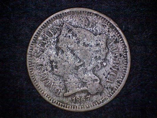 1867 Three Cent Nickel