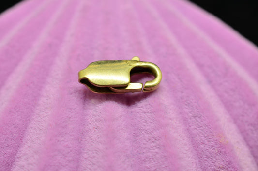14K Yellow Gold Lobster Claw Clasp 11.7mm x 4.4mm 0.7g