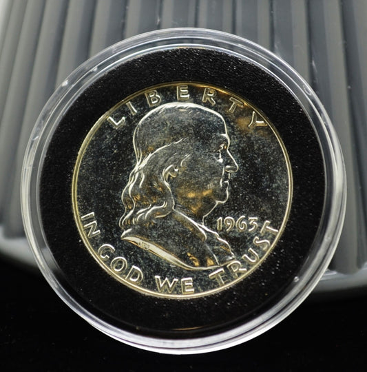 1963 Franklin Silver Half Dollar Proof in Capsule