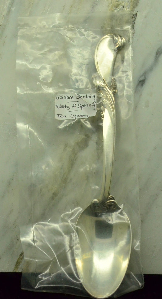 925 Sterling Silver Wallace Waltz of Spring Tea Spoon 6 1/8" 40.0g -Sealed