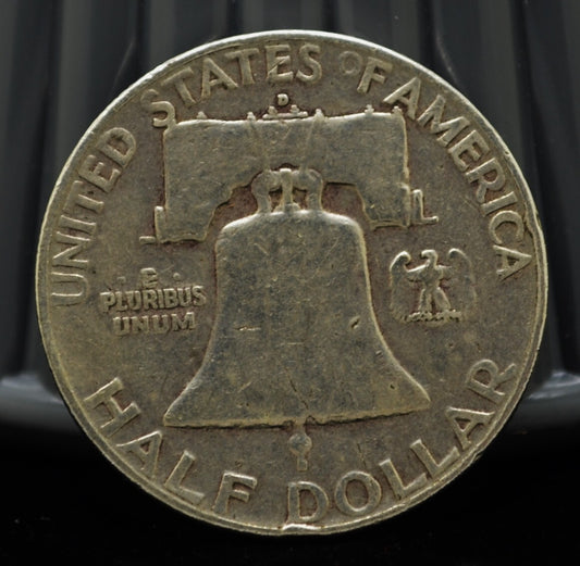 1954-D Franklin Silver Half Dollar