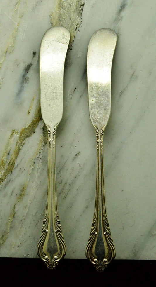 925 Sterling Silver International Grand Recollection Set of 2 Butter Spreaders