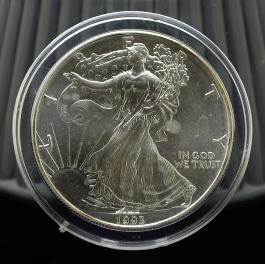 1993 American Eagle Silver Dollar in Capsule BU
