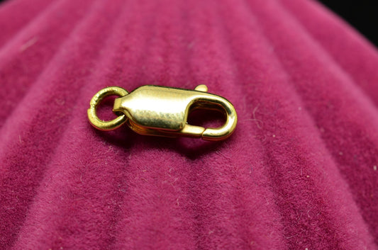 14K Yellow Gold Lobster Claw Clasp 11.3mm x 4.2mm 0.7g