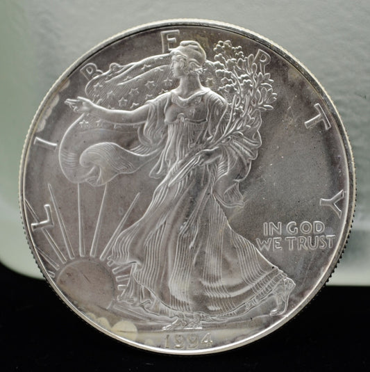 1994 American Eagle Silver Dollar $1 BU -1 Troy Oz .999 Silver