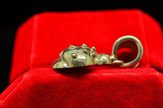 925 Sterling silver 3-D ladybug pendant charm