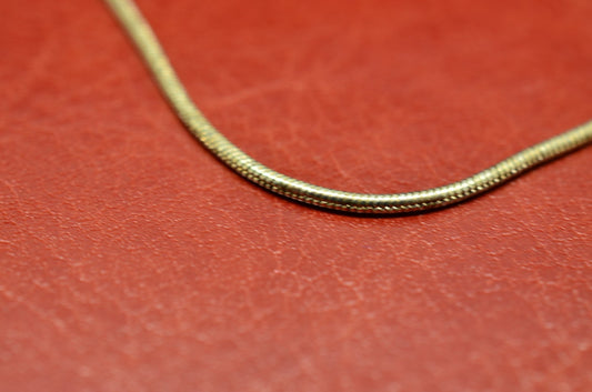 20" Silver Plated  Snake chain necklace  1.2mm
