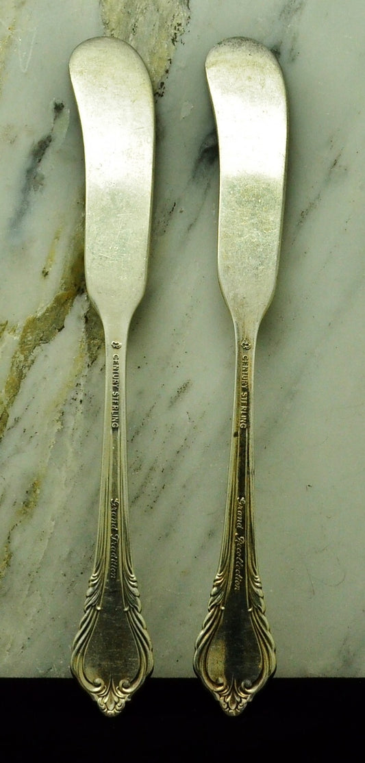925 Sterling Silver International Grand Recollection Set of 2 Butter Spreaders