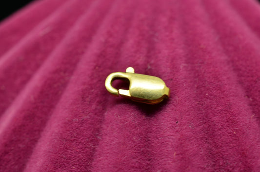 14K Yellow Gold Lobster Claw Clasp 8.3mm x 3mm 0.3g -Tiny