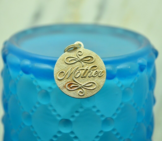 925 Sterling Silver Mother round pendant charm