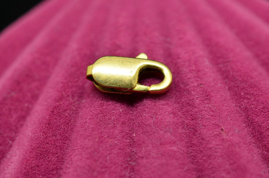 14K Yellow Gold Lobster Claw Clasp 9.6mm x 3.7mm 0.5g