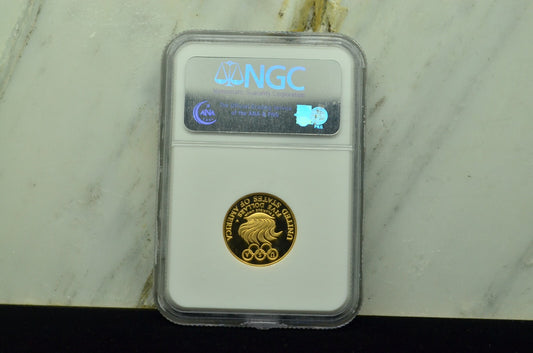 1988-W Olympics Commemorative $5 Gold NGC PF69 Ultra Cameo