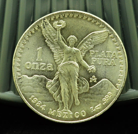1984 Mexico 1 Onza Libertad BU One Troy Ounce .999 Silver