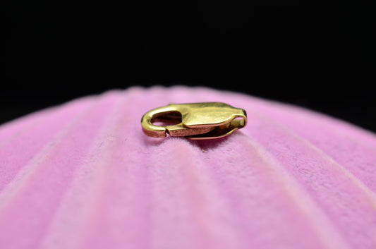 14K Yellow Gold Lobster Claw Clasp 10mm x 3.7mm 0.4g