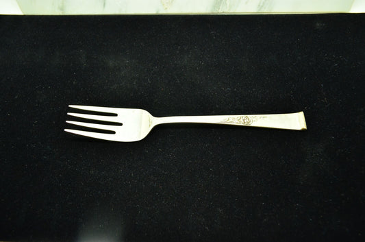 Lot of twelve 925 Sterling Silver salad forks -Reed & Barton Classic Rose
