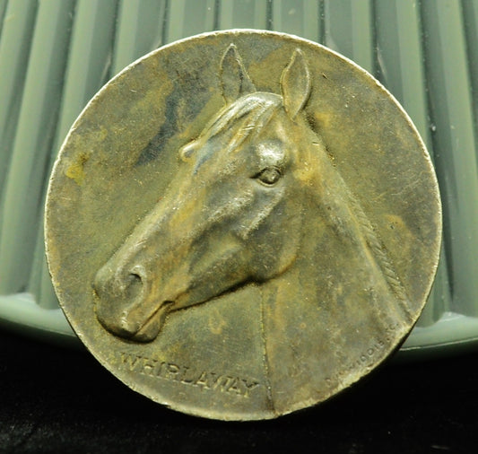 1941 Triple Crown Winner Whirlaway .999+ Silver Art Round 40mm 1.2 Troy Oz