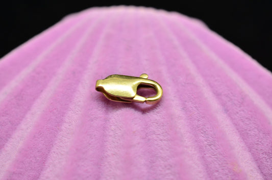 14K Yellow Gold Lobster Claw Clasp 10.1mm x 3.7mm 0.4g