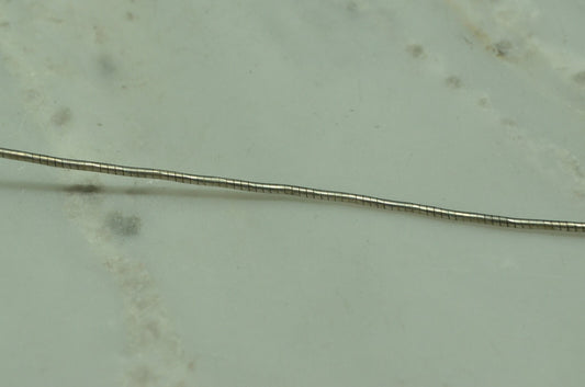 16.5" 925 Sterling Silver snake chain necklace 1.1mm 4.5g