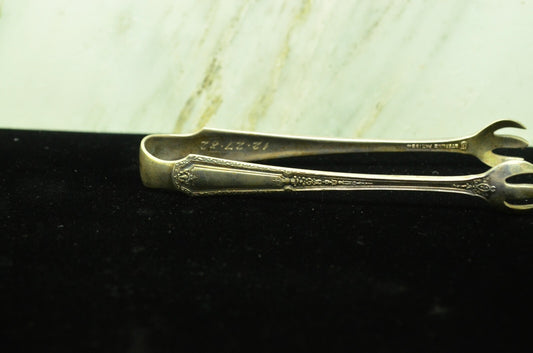 925 Sterling Silver Towle Louis XIV Sugar Cube Tong 3.75" 20.5g