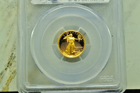 1991-P $5 Gold American Eagle PCGS PR69 DCAM Mint Director Series