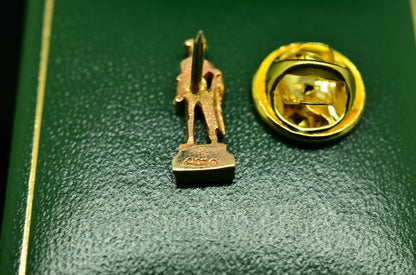 10K Yellow Gold 44 SMW (Air force 44th Missle Wing) lapel pin