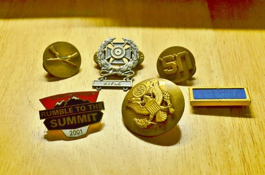Lot of Various Medals Military & Make A Wish -Brass and Sterling Silver