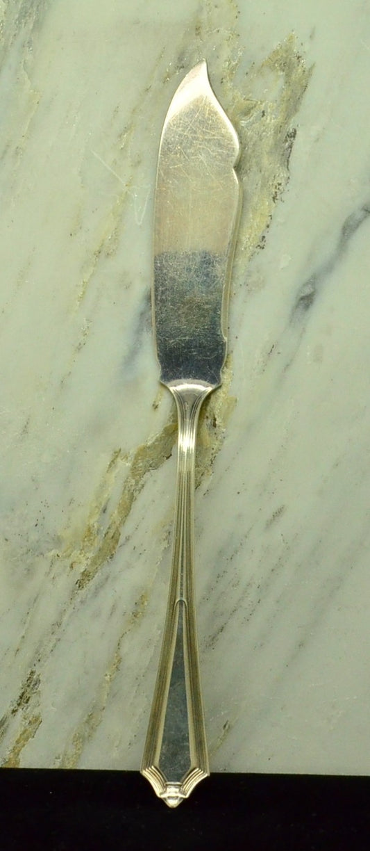925 Sterling Silver Gorham Plymouth Flat Handle Master Butter Knife 7" 31.8g