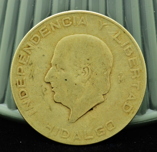 1956 Mexico 10 Pesos 90% Silver