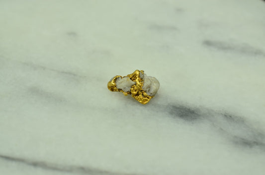 20K Yellow Gold natural gold nugget 1.2 grams 11mm X 8mm X 5mm