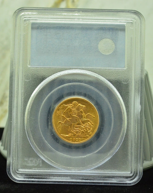1911-C Canada Gold One Sovereign PCGS MS63