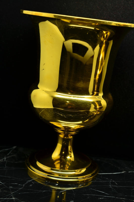 Pair of Tiffany & Co Vermeil 925 Sterling Silver Kiddush Cup Goblets