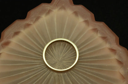 10K White Gold dark 11 stone diamond anniversary ring band 0.22 tcw size 6.5