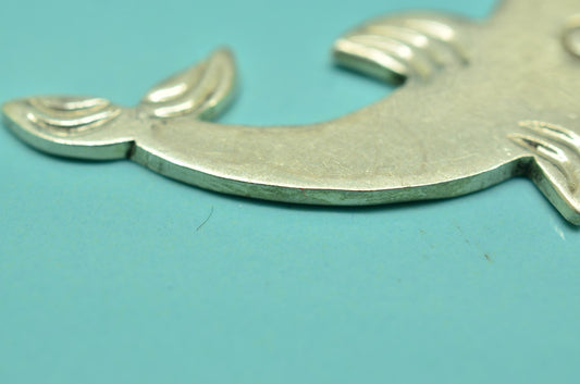 925 Sterling silver dolphin pendant charm