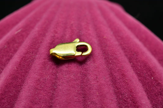 14K Yellow Gold Lobster Claw Clasp 10mm x 3.7mm 0.54g