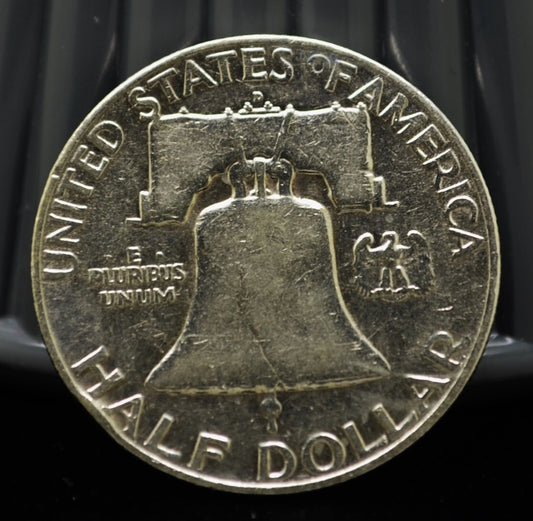 1959-D Franklin Silver Half Dollar
