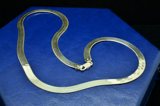 20" 925 Sterling Silver Magic Link Chain Necklace 6.6mm 24.2g