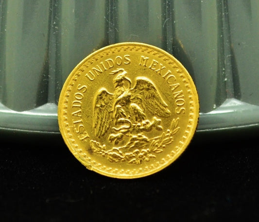 1945 Mexico 2 1/2 Pesos Gold Coin AU 2.50 KM#463